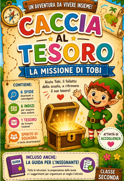 Caccia al tesoro- accoglienza classe seconda