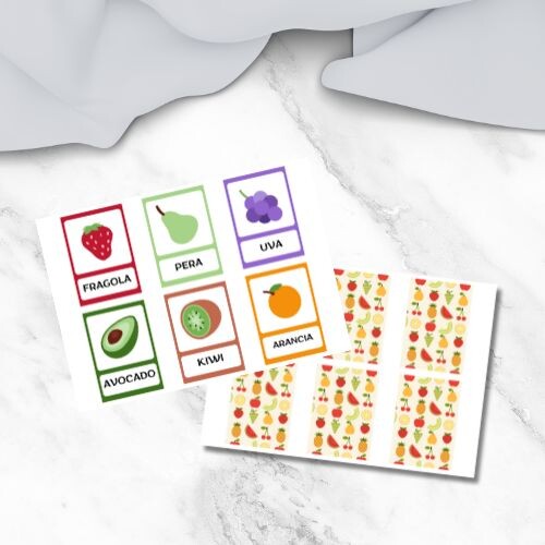 Flashcards frutta in italiano