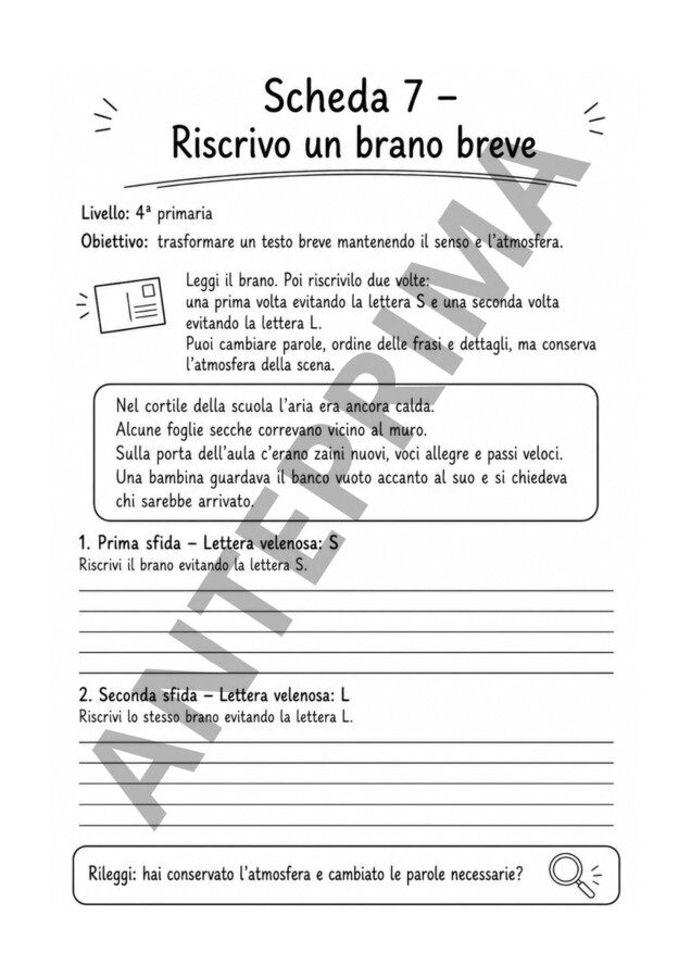 ATTENTI ALLA LETTERA VELENOSA!