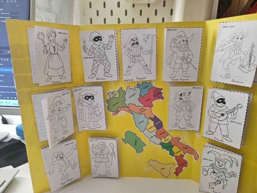🎭Scopriamo le maschere tradizionali del Carnevale