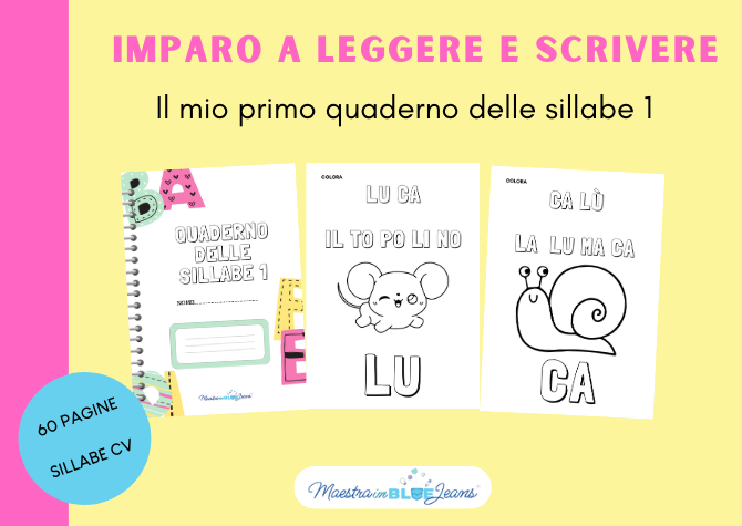 Il mio quaderno delle sillabe 1