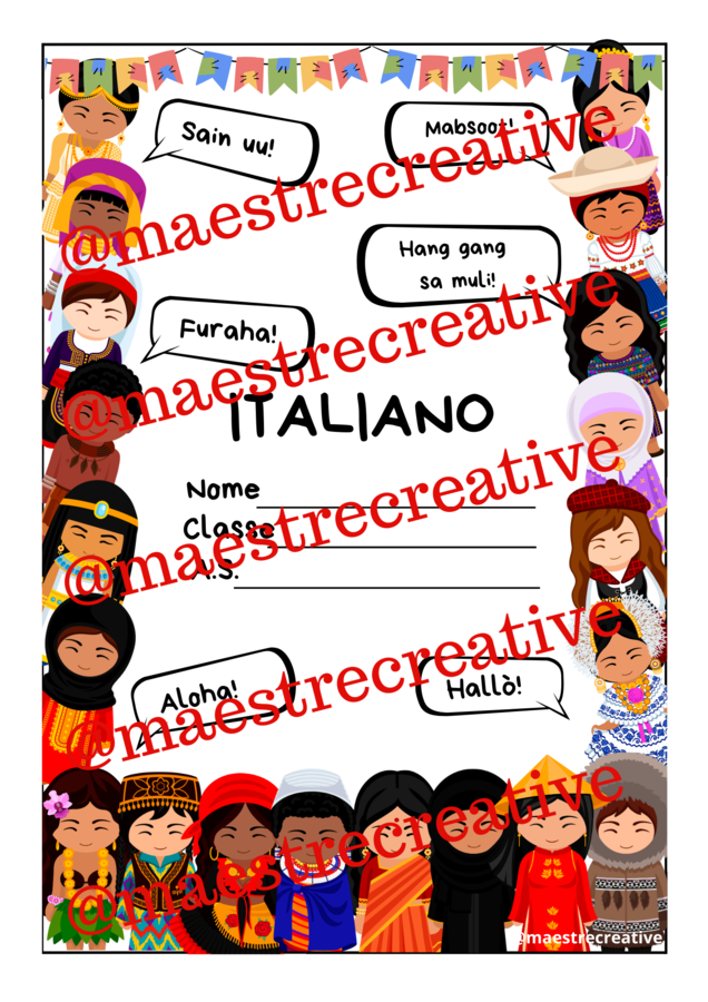Kit COMPLETO di accoglienza - tema MONDO/CULTURA