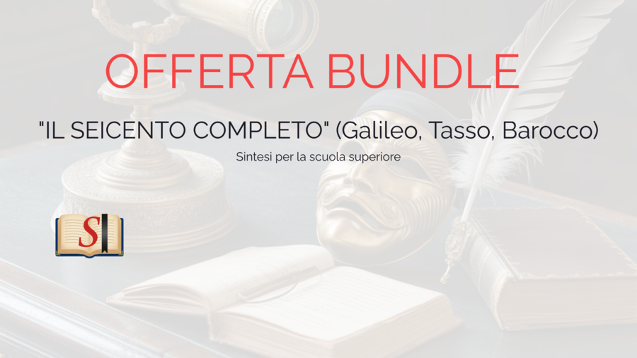 IL SEICENTO COMPLETO: Tasso, Marino, Galileo e Teatro (6 Lezioni PPTX)