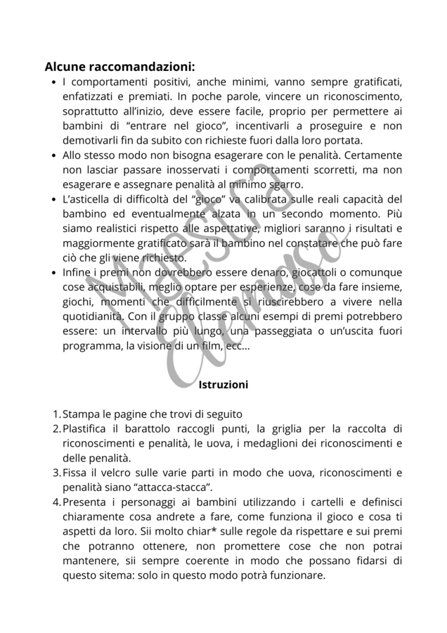 Supersauri in azione! Un sistema a punti per la regolazione del comportamento in classe.