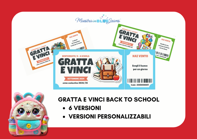 GRATTA E VINCI Back to school