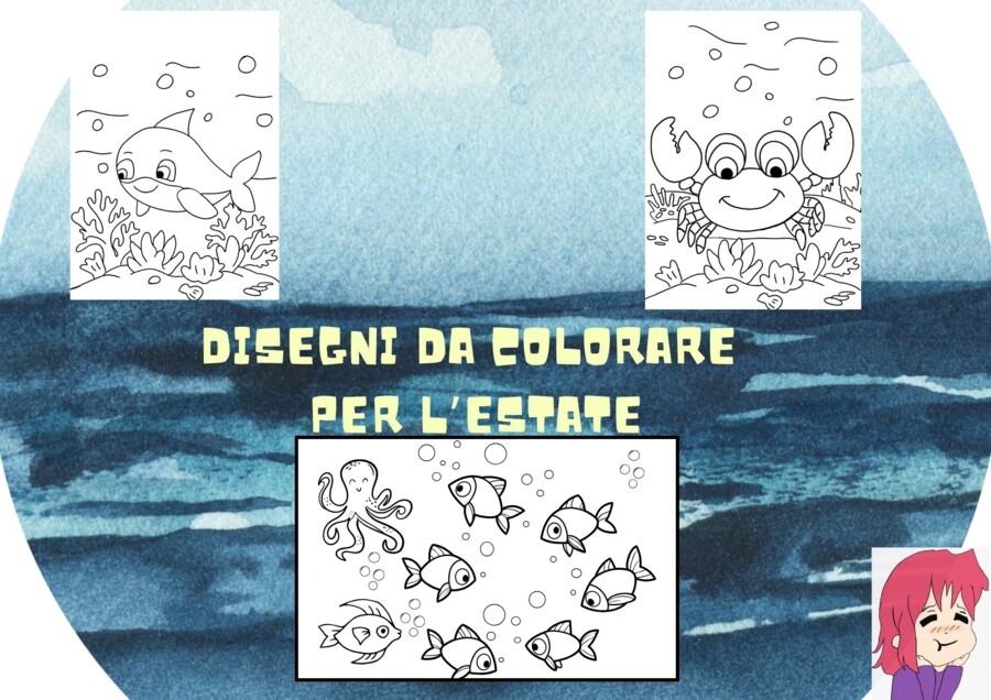 disegni da colorare estate