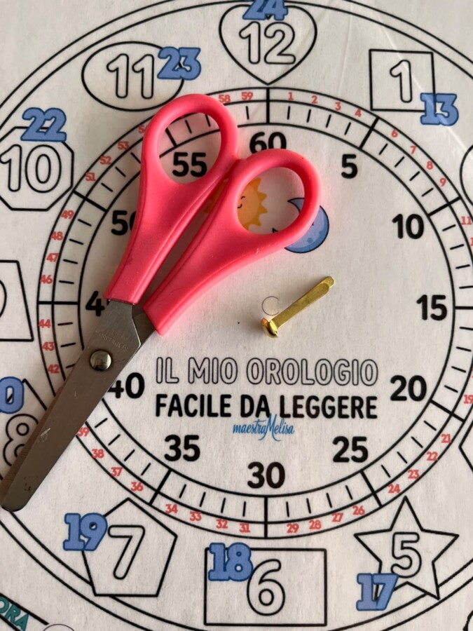 Orologio facile con storia e fumetto