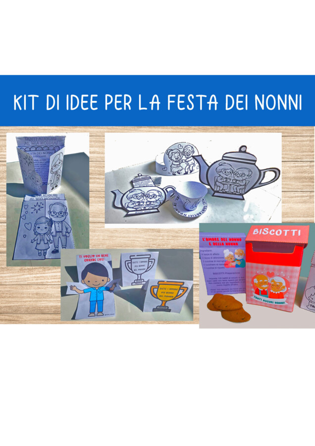 KIT DI IDEE PER LA FESTA DEI NONNI