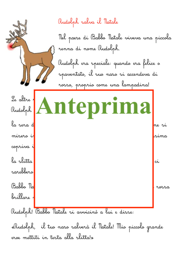 Le nove renne di Babbo Natale- percorso multidisciplinare per tutte le classi