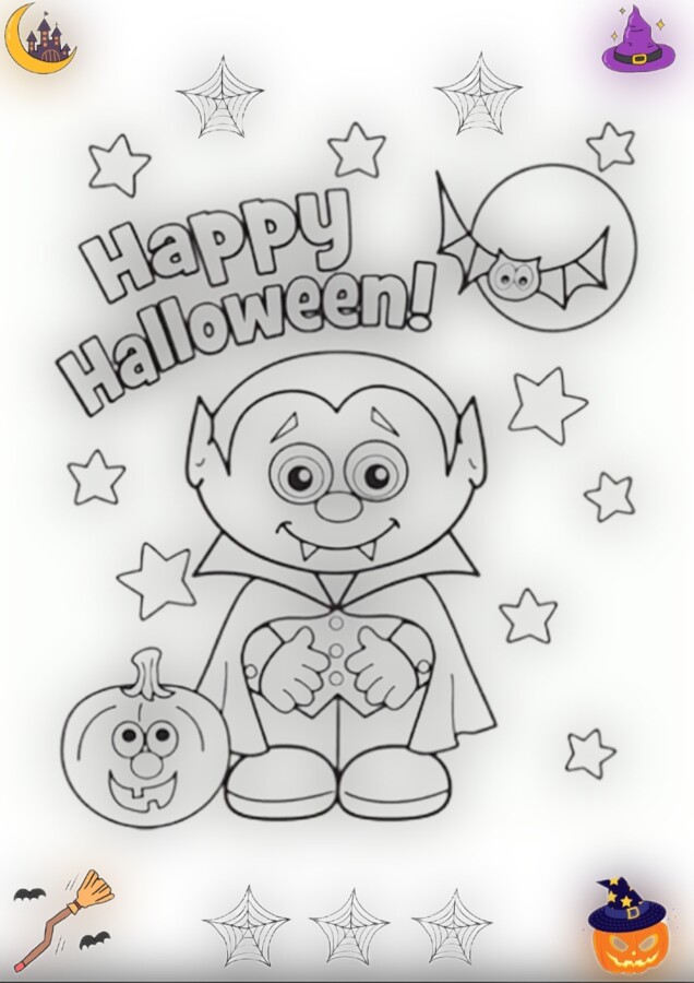 Halloween colora e gioca