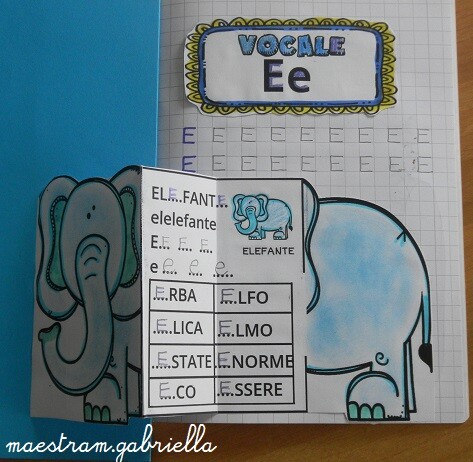 Vocale E di ELEFANTE