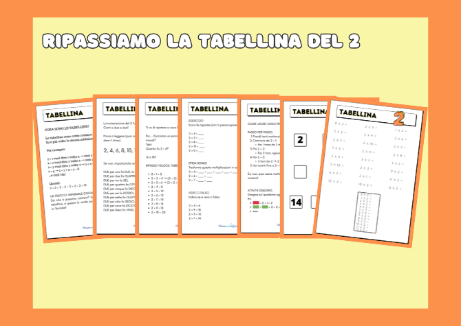 TABELLINa del 2 – GUIDA ALLO STUDIO