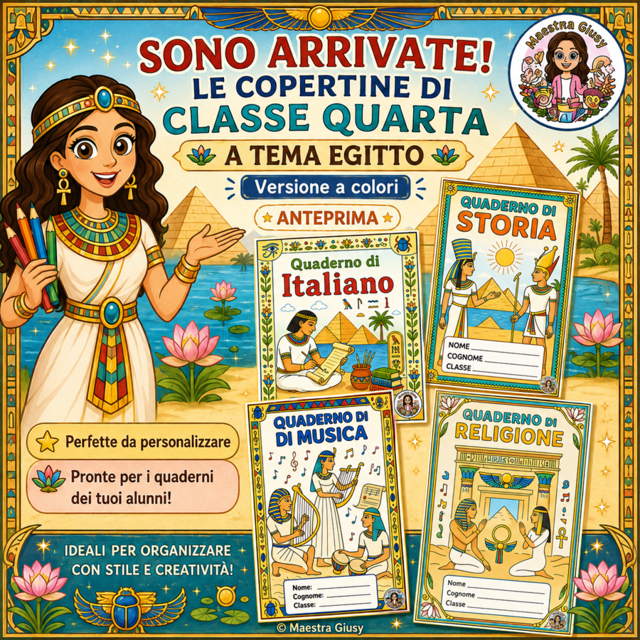 Copertine Classe Quarta_Antico Egitto