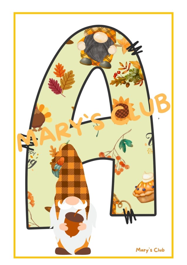 Autunno.Striscione"HELLO AUTUMN"