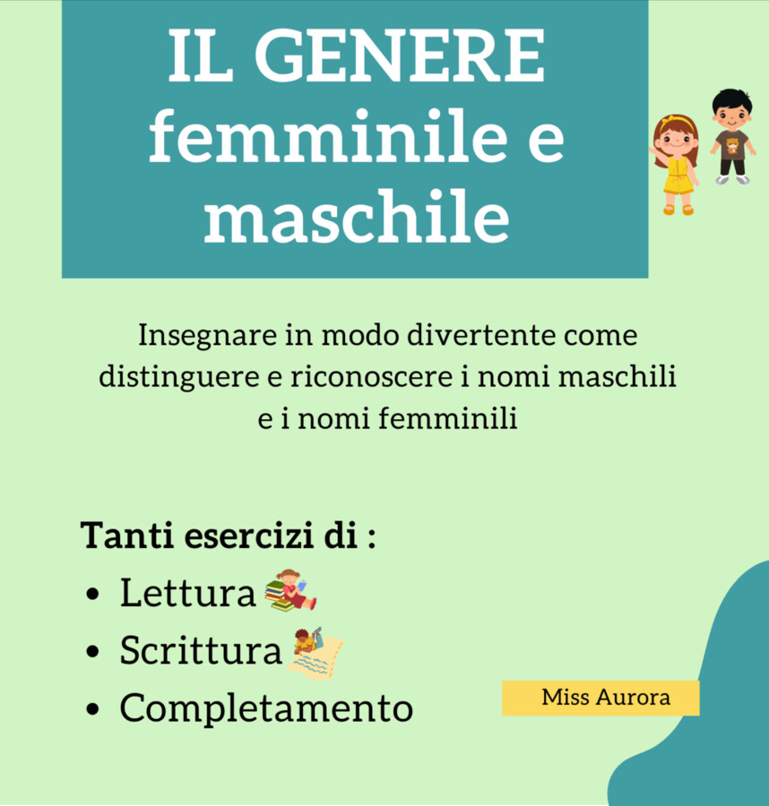 Genere femminile e maschile