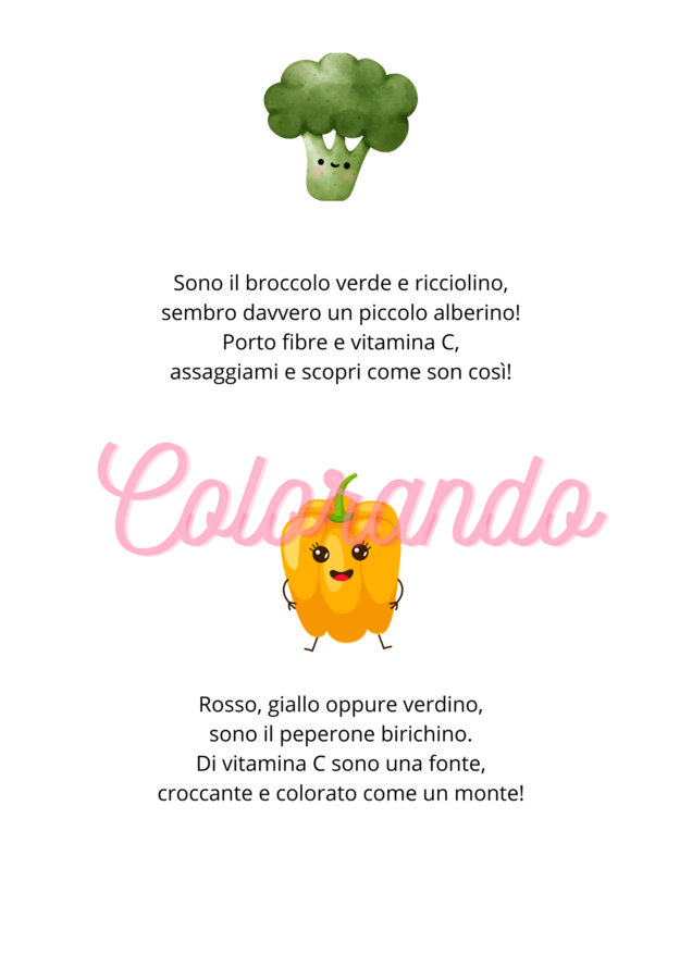 Mangiare sano – Impariamo giocando
