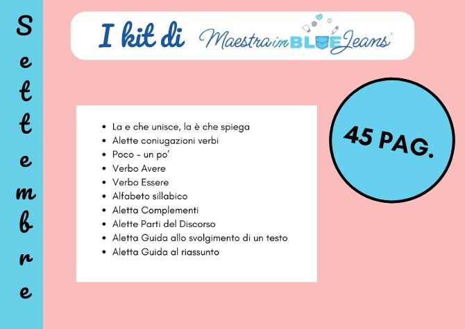 Kit schede attive e alette italiano