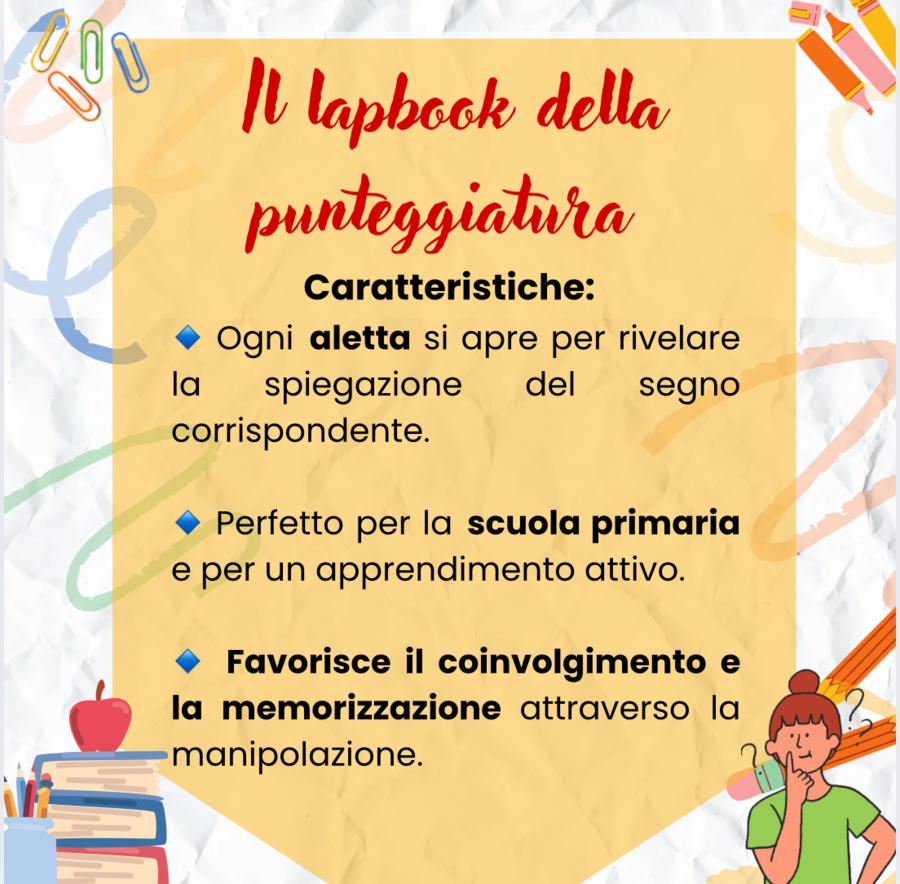 Lapbook punteggiatura - italiano classe terza