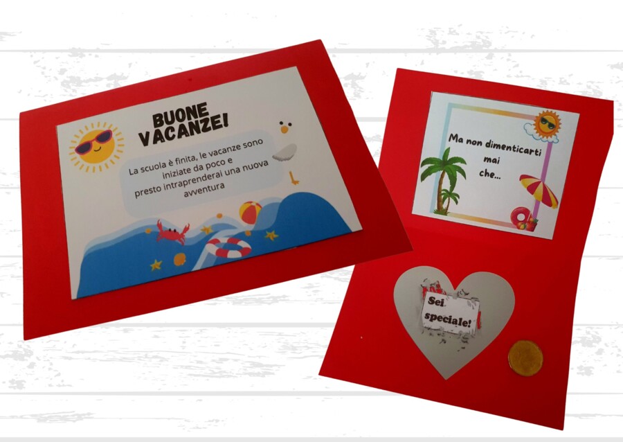 Biglietto augurale "Buone Vacanze"