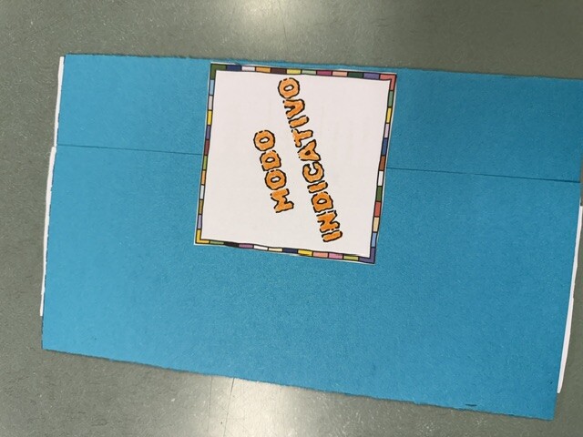 Lapbook sul modo indicativo