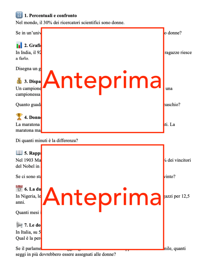 Matematica autentica e parità di genere: un viaggio tra numeri e diritti 4-5