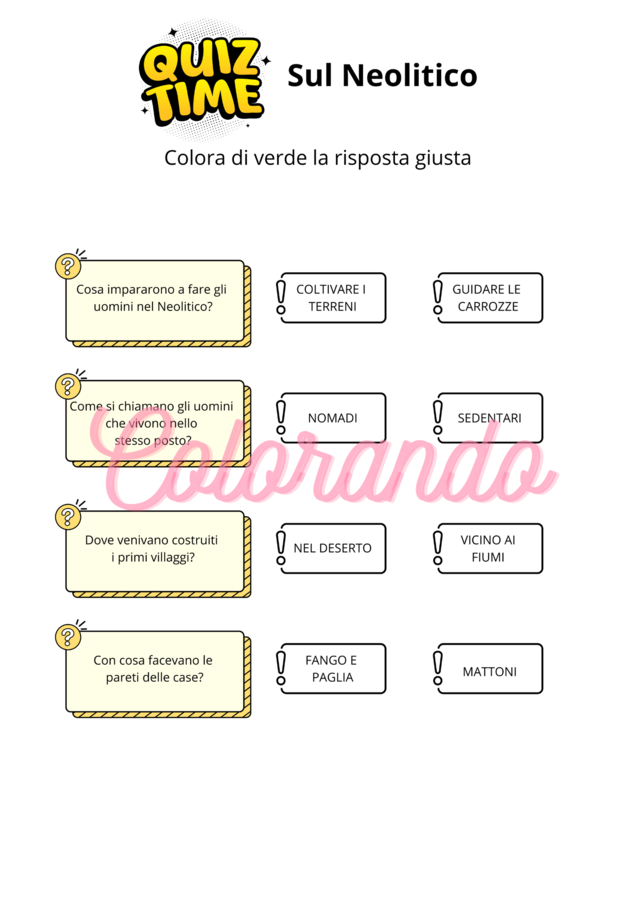 LA PREISTORIA con LEO e la MACCHINA DEL TEMPO  Paleolitico e Neolitico