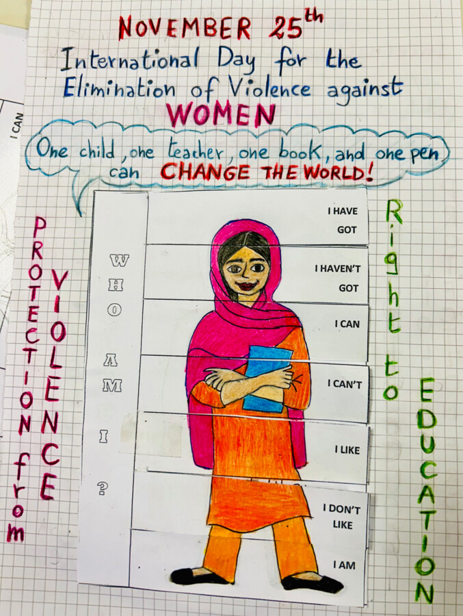 International Day for the Elimination of Violence against WOMEN: the story of MALALA