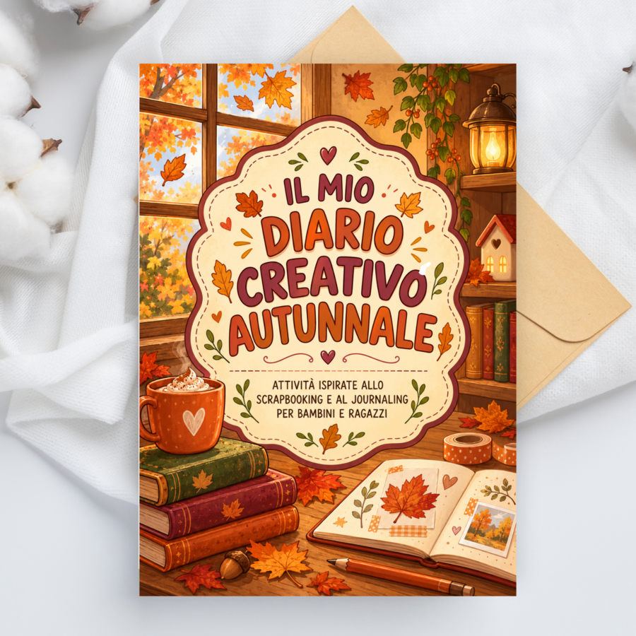 Diario creativo dell'autunno - Scrapbooking per bambini e ragazzi