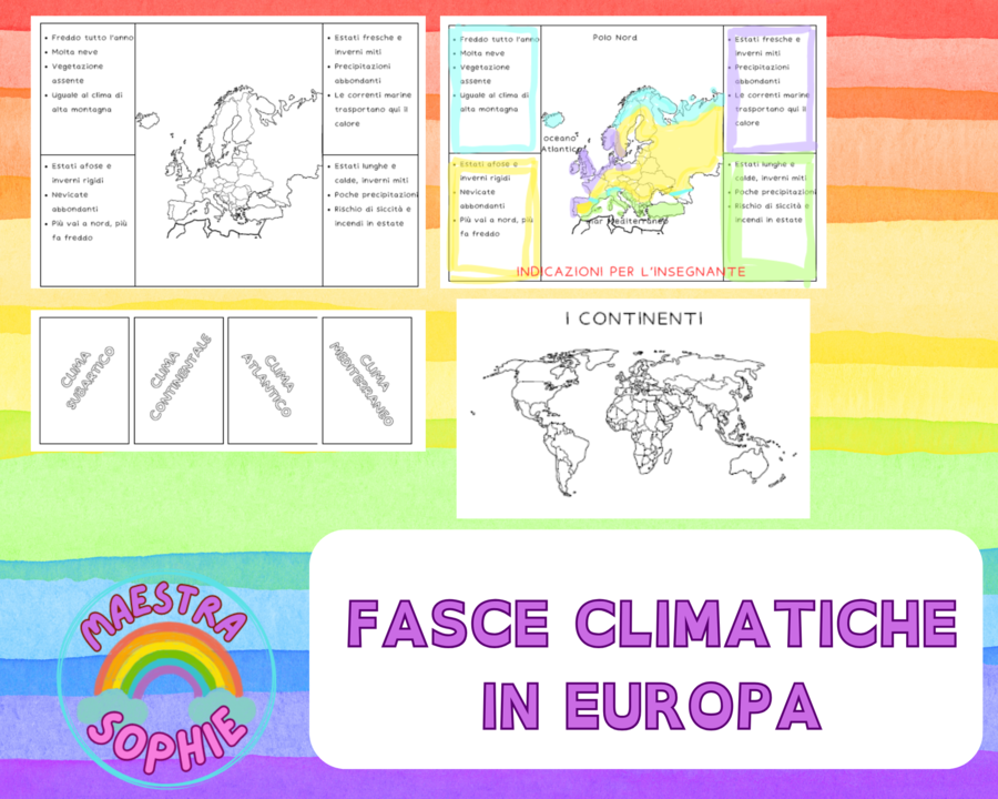 FASCE CLIMATICHE IN EUROPA