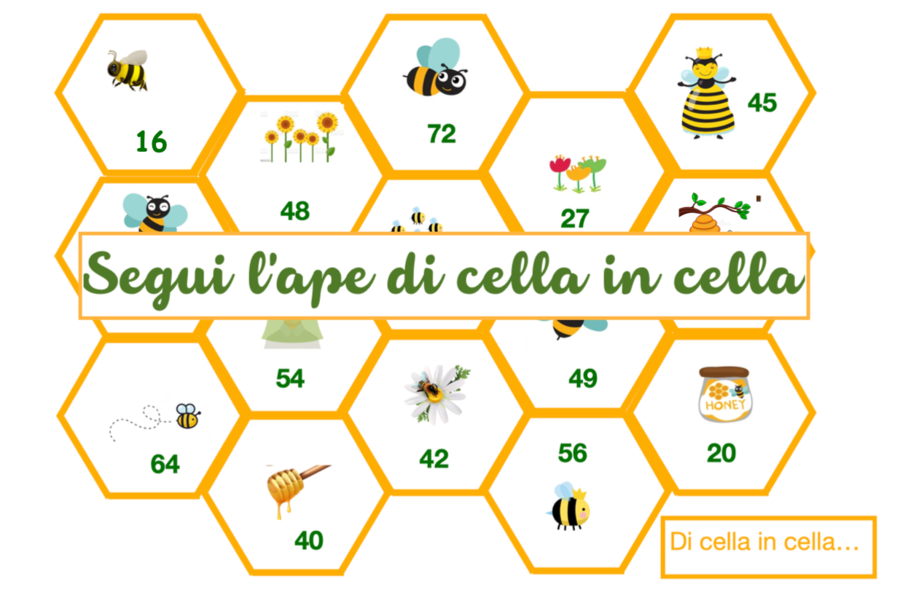 Giornata delle api: di cella in cella-attività didattica matematica