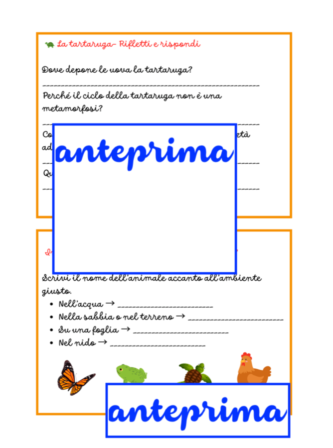 I cicli della vita-4 cicli vitali da leggere, osservare e ricostruire-classi 1-3