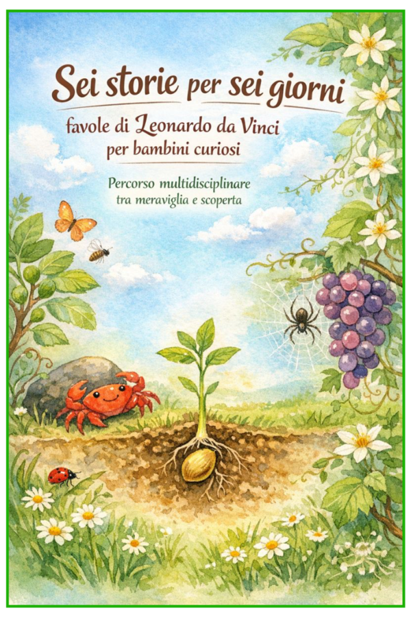 Sei storie per sei giorni-favole di Leonardo Da Vinci per bambini curiosi- percorso multidisciplinare tra meraviglia e scoperta