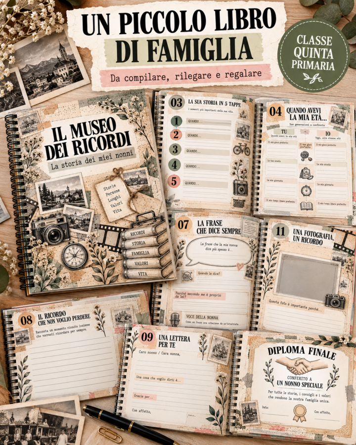 Il Museo dei Ricordi – La storia dei miei nonni | Classe Quinta | Festa dei Nonni