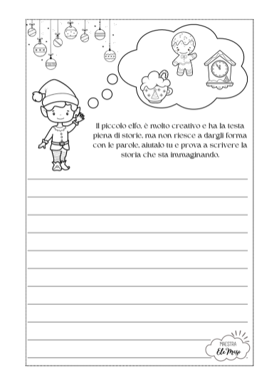 Esercizi di scrittura creativa per bambini con Piccolo Elfo
