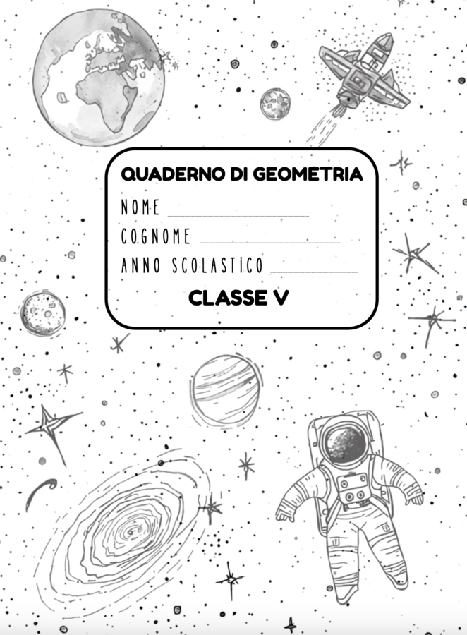 COPERTINE TEMA SPAZIO CLASSE 5