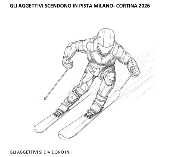 La grammatica alle Olimpiadi Milano- Cortina