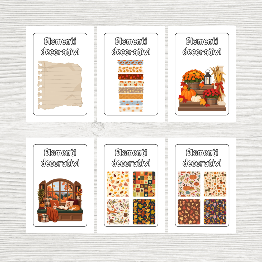 Diario creativo dell'autunno - Scrapbooking per bambini e ragazzi