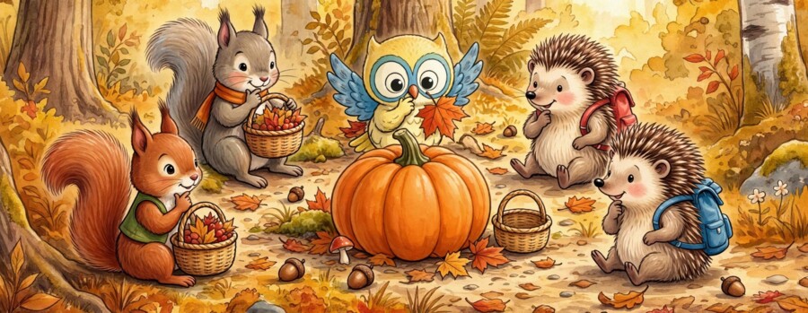 NELLO E LA ZUCCA DECORATA