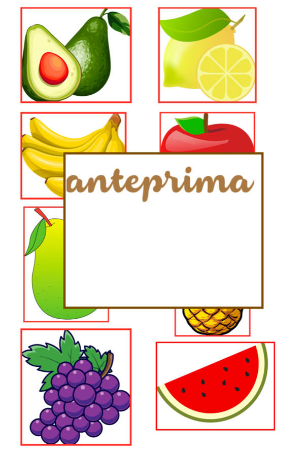Un frutto al giorno-un kit per iniziare con gusto e proseguire con stupore-italiano classe prima