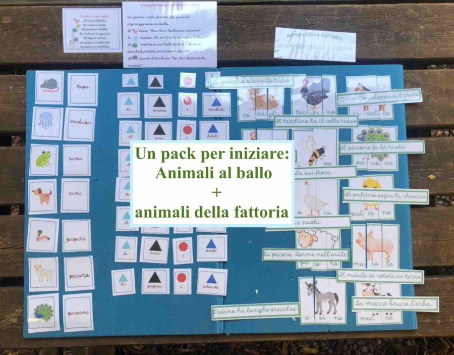 Un pack per iniziare: animali al ballo+ animali della fattoria