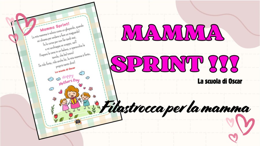 Filastrocca "MAMMA SPRINT"