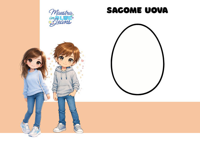 Sagome uova di varie dimensioni