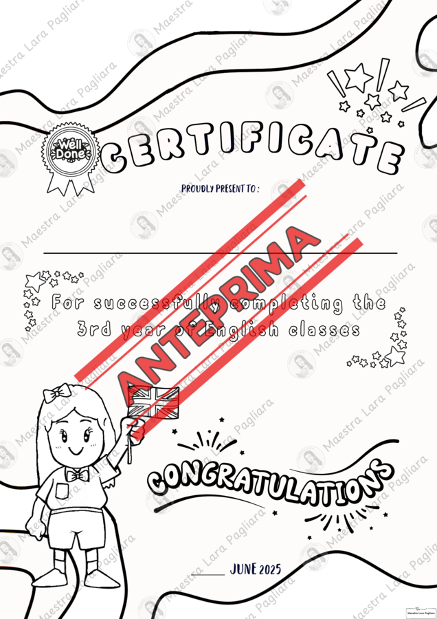 Diplomi di fine anno - inglese