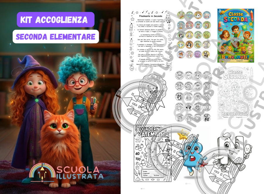 Kit Accoglienza Seconda Elementare – Bentornato a scuola