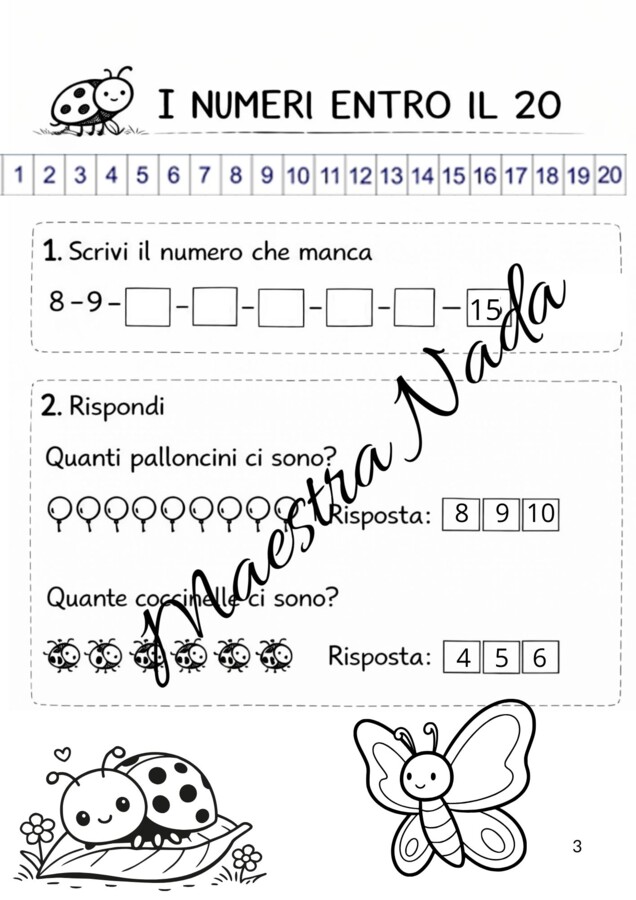 Matematica di primavera schede giochi e attività per la classe prima scuola primaria