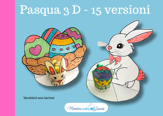 Pasqua 3D - kit da 15 versioni