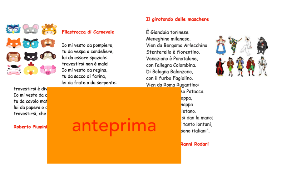Poesie di Carnevale