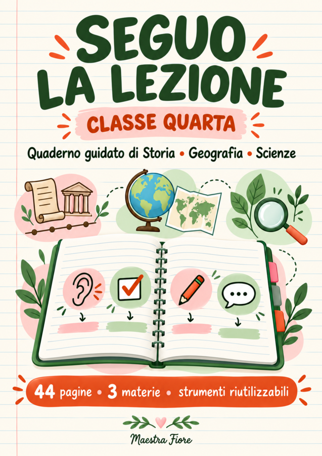 Quaderno guidato di Storia, Geografia e Scienze