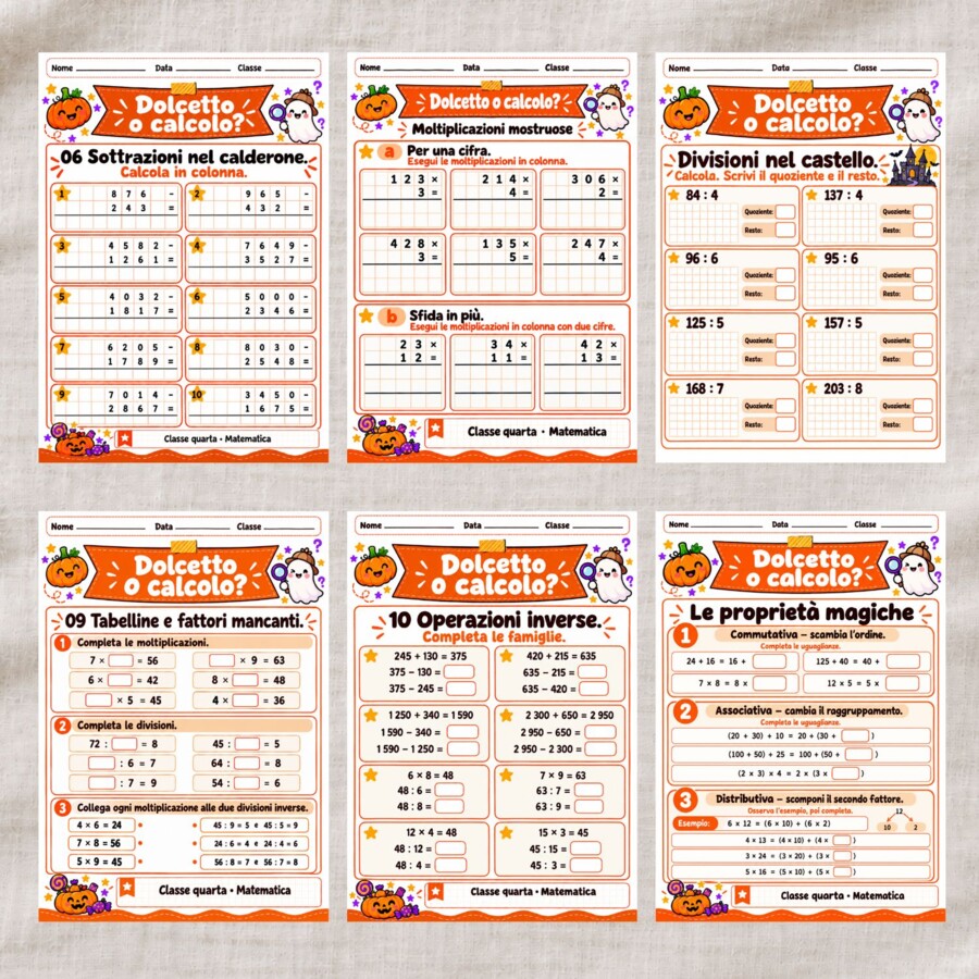 Dolcetto o calcolo? - Matematica ad Halloween
