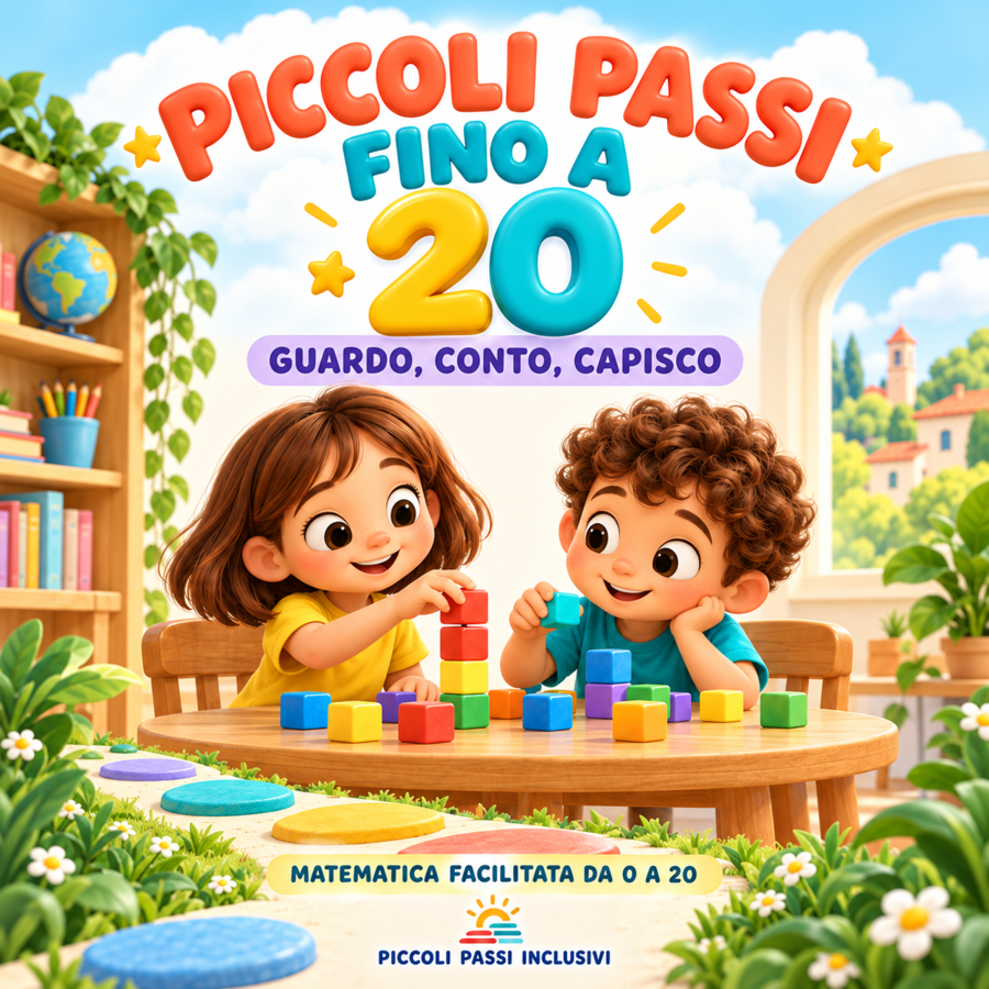 PICCOLI PASSI FINO A 20 – Guardo, conto, capisco. Collana Sostegno